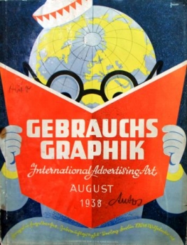 "Gebrauchs Graphik - International Advertising Art" Advertising-Magazine Ford Horch 1938 (2668)